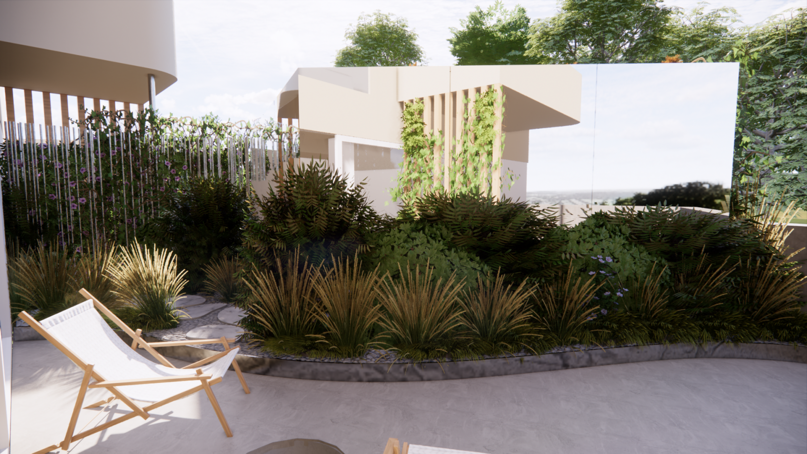 Garden sauna elevation